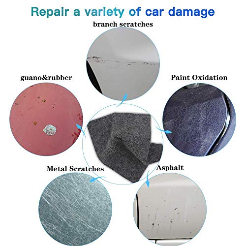 2 Pcs Multipurpose Scratch Remover Cloth for Car-Using Nanotechnology-Fix Car Scratch Repair Cloth Polish for Light Paint Scratches Remover Scuffs on Surface Repair-Repair Scratches