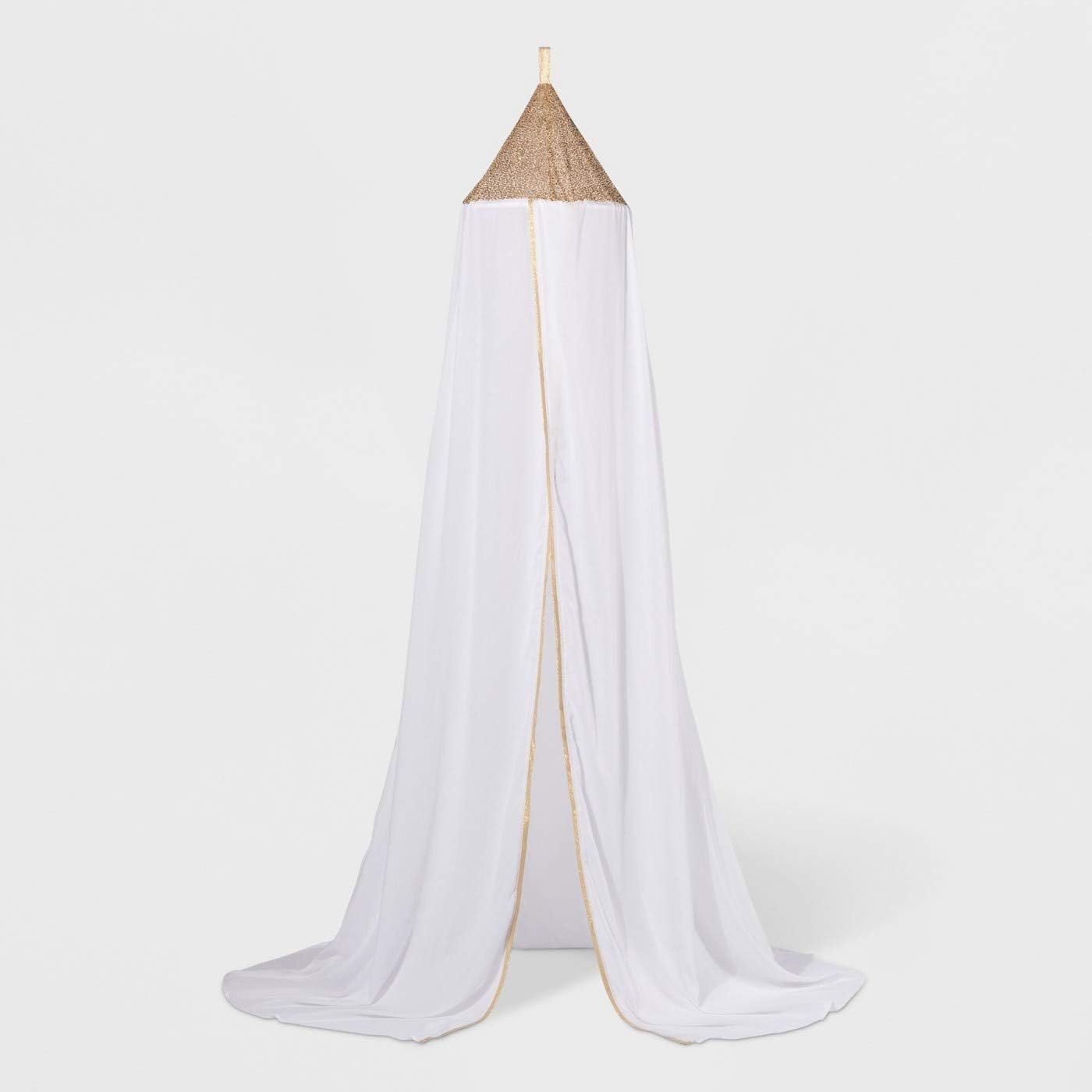 pillowfort tassel trim bed canopy