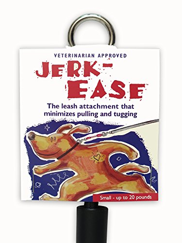 Jerk-Ease Bungee Dog Leash Extension - Small Black