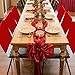 D-FantiX Christmas Chair Covers Set of 6, Santa Hat Chair Covers for Dining Room Holiday Christmas Decorations Red