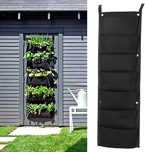 Bluelover 7 Bolsillo Interior Colgante De Pared Al Aire Libre