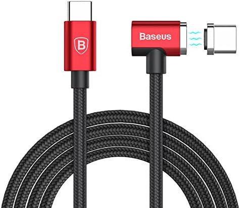 Looyat Baseus Magnetic Type C Cable for Macbook Pro (Red)