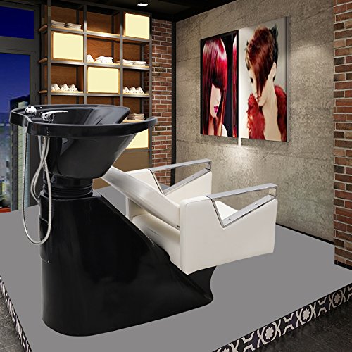 Qivange Hair Washing Backwash Chair Hairdressing Basin Sink Shampoo