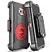 BENTOBEN S6 Edge Case, Galaxy S6 Edge Case, Shockproof Heavy Duty Protection Hybrid Rugged Rubber Case Built-in Rotating Kickstand Belt Swivel Clip Holster Cover for Galaxy S6 Edge/SM-G925 (Black/Red)