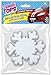 Tenna Tops® - White Snowflake Sparkles Antenna Topper/Antenna Ball/Mirror Dangler