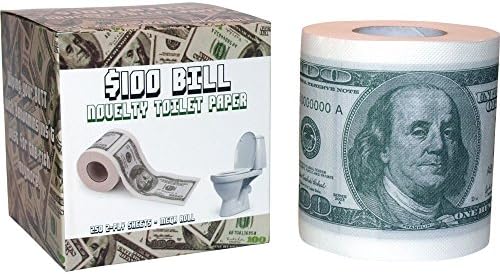 $100 Bill Novelty Toilet Paper
