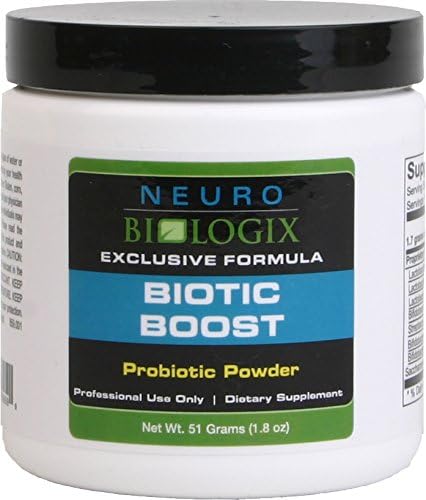Neurobiologix Biotic Boost - 5 Billion CFU Probiotic Powder (51 Grams, 30 Servings)