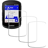 Glass Screen Protector for Garmin Edge 840/840 Solar/Edge 540 [3 Pack] ，iDaPro Tempered Glass Easy Installation