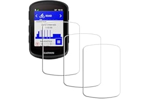 iDaPro Glass Screen Protector for Garmin Edge 840/840 Solar/Edge 540 [3 Pack] ，Tempered Glass 9H Hardness Anti-Scratch Bubble-Free Easy Installation