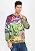 uideazone Men Women Ugly Christmas Sweatshirts Cool Galaxy Dinosaur Graphic Long Sleeve Shirt Dinosaur-2 Asia XL= US L