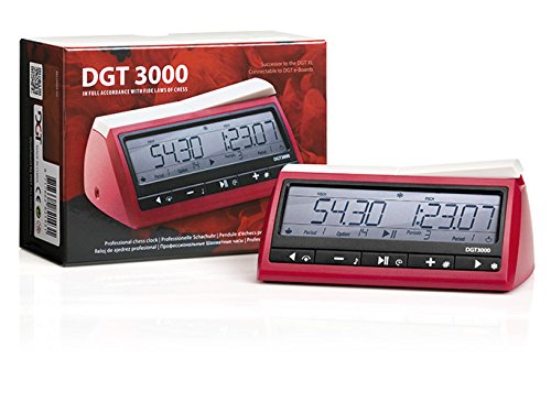 DGT USB Walnut e-Board with Timeless pieces - DGT 3000 and carrying bag included chess boar5d