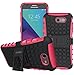 Galaxy J7 V Case, Galaxy J7 Prime Case, Galaxy J7 Perx Case, Galaxy J7 Sky Pro / Galaxy Halo Case, OEAGO Samsung Galaxy J7 2017 Case Tough Rugged Dual Layer Protective Case with Kickstand - Hot Pink