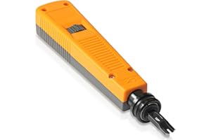 AOHIEDI 110 Punch Down Tool, Smooth-Cutting, Durable, Easy-to-Use Keystone Punch Down Tool, Ethernet Tool for Cat5/Cat6/Rj45 and other Terminations, Engineers Trust It, DIY Enthusiasts Rely on it
