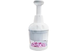 Pampered Chεf Food Chopper, Vegetable Chopper, Onion Chopper, Garlic Chopper, Nuts Chopper - Hand Chopper For Vegetables Sala