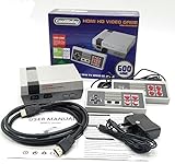 Mini HDMI Retro Classic Game Consoles Built-in 600 Childhood Classic TV Video Games with Dual Control