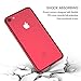 iPhone 8 Case, iPhone 7 Bumper Case,CASEKOO [Aluminum Frame+TPU Inner] Shockproof Protective Bumper Case for iPhone 8 /iPhone 7 [Metal Series]-Red