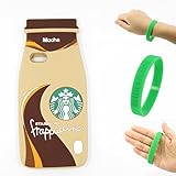 6S Case,iPhone 6 Case,iPhone 6S Starbucks Silicone Case,Bat King Cute 3D Cartoon Coffee Bottle Silicon Gel Rubber Back Cover Case Skin for Apple iPhone 6/6S 4.7 inch(Coffee Bottle)