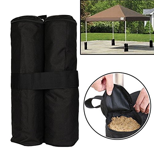 RONGT 60 Lbs Canopy Tent Weight Bags, Water-Proof Pop Up Canopy Tent Sand Bags for Instant Outdoor Sun Shelter Canopy Legs (four set)