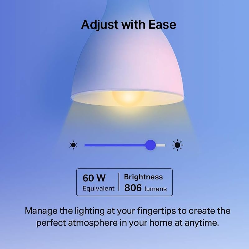 TP-Link smarthome E27 Glühbirne, glühbirnen, Mehrfarbrige smart lampe, zubehör, kompatibel mit Alexa, Google Assistant, App, energiesparend, Kein Hub notwendig (2 Pack)