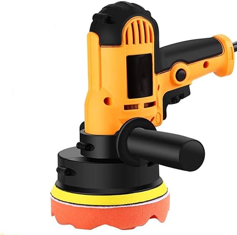 Amazon ポリッシャー ポリッシャー 車 シングルアクション 研磨 洗車 軽量 低騒音 無段変速可能 波型スポンジ 平型スポンジ 仕上げパフ ハンドル 専用レンチ付き セット 業務用 自動車用 ポリッシャー