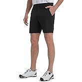 M MAELREG Mens Golf Shorts 7"/9" Lightweight Quick Dry Water-Resistant Stretch Waistband Flat Front Casual Mens Dress Shorts