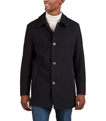 Cashmere Boutique 30% Cashmere/70% Wool Men's Double Breasted Pea