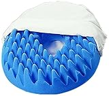 Hermell Products Convoluted Comfort Ring/Cushion with Navy Polycotton Cover