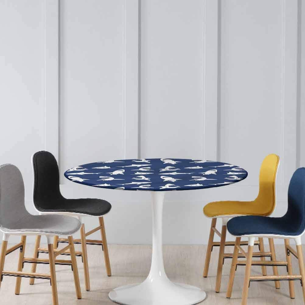 ThinkingPower Tablecloths Shark, Various Gestures Humorous Stretchable Table Cap Very Durable, Worth The Money (Diameter - 39 Inch)