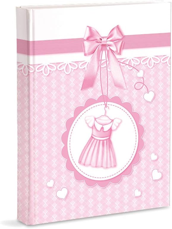 Mareli Photo Album Baby Birth with Journal, 23 x 30 cm, 56 White Pg and 4 Pg Customisable Journal