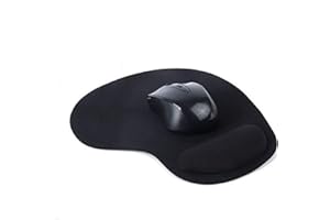 Anti-Slip Black Wrist Rest Mouse Mice Pad Mat with Wrist Support Comfort Eva Computer Desk Stationery Nice