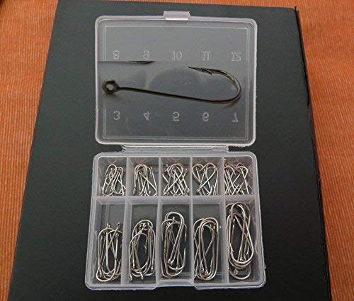 Angelhaken Angel Vorfachhaken mit Ãhr Haken 80x in Box (Haken) – Bild 3