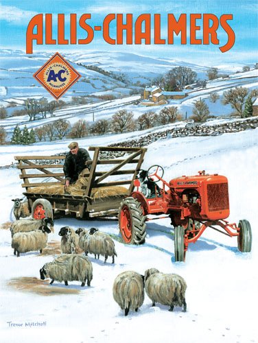 Allis-Chalmers by Trevor Mitchell - Large Metal Sign
