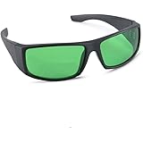 GROWNEER Hydroponics Indoor Growing LED Lights Grow Room Glasses Goggles w/ Storage Box