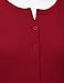 NINEXIS Women's Long Sleeve Button Down Soft Knit Cardigan Sweater RED M
