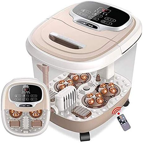 Foot Bath Automatic Massage Footbath Electric Heating Foot Fully-Automatic Heated Electric Footbath Massage Pediluvium Bucket Footbath SPA