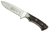 Puma SGB Coyote Stag Hunting Knife with Leather