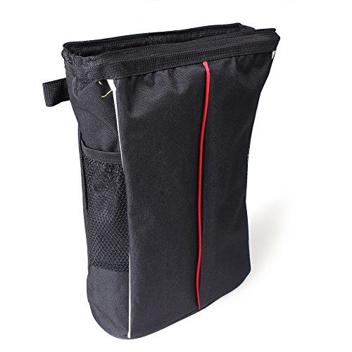 Follicomfy Car Waterproof Trash Can Auto Seat Back Storage Garbage Bag Container - Thumbnail 6