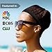 BaniBands Headbands for Women - Non Slip Adjustable Sports Head Bands - Made in USA - Perfect Headband for Active Women Stays in Place During Workout, Running, Yoga and More - Black