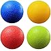 AppleRound 4-Pack of 5 Inch Small Playground Balls for Toddlers Kids with Air Pump - Kickball, Handball for Outdoor Kindergarten Preschool Games