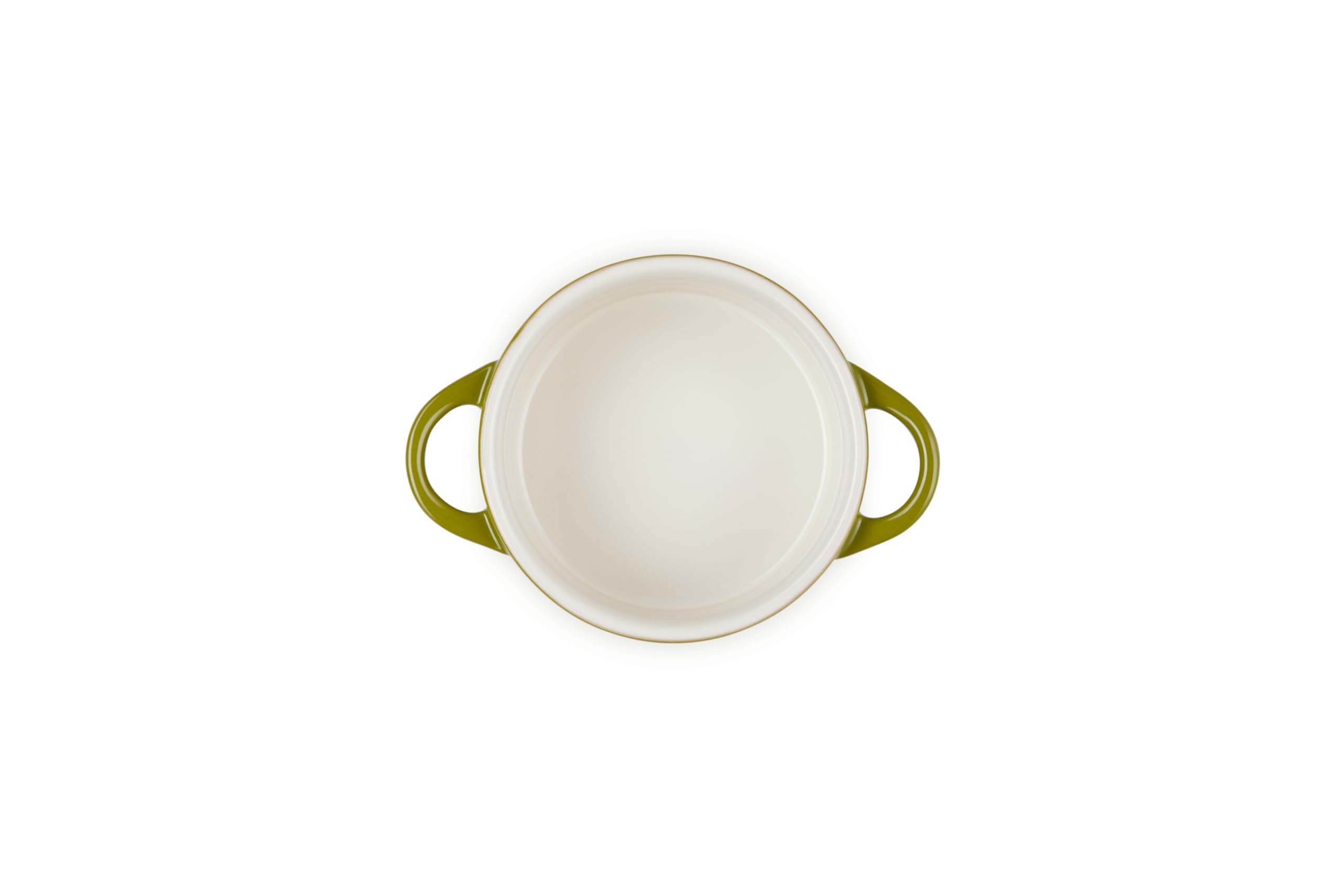 Le Creuset Stoneware Mini Round Cocotte, 8 oz., Olive