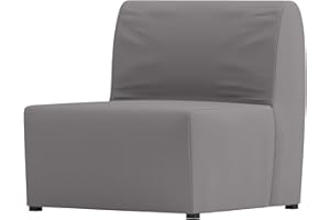 SOFA RENEWAL The Dense Cotton Lycksele Chair Bed Sofa Replacement is Custom Made for IKEA Lycksele Single Sleeper Or Futon. A Lycksele Slipcover Replacement (Light Gray)