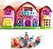 Peppa Pig Holiday Villa Deluxe Doll House Playset With Mini Figures Peppa, George, Mummy and Daddy Pig Mini Figures