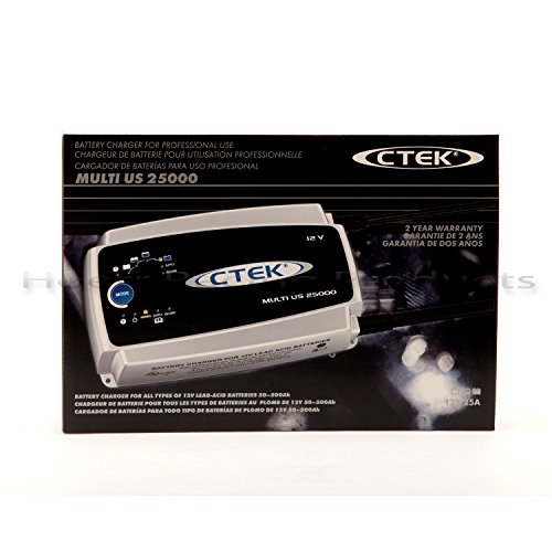 CTEK (56-674) Multi US 25000 8-step, Fully Automatic 12 Volt 25 Amp Battery Charger