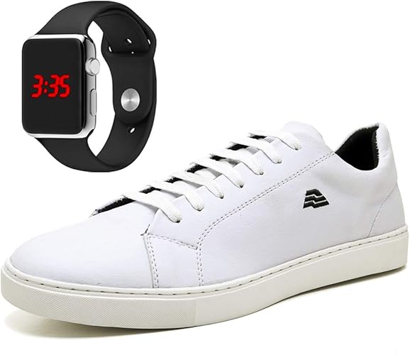 sapato de led masculino