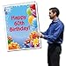 VictoryStore Jumbo Greeting Cards: Giant 60th Birthday Card (presents & balloons) 2' x 3' card with envelope