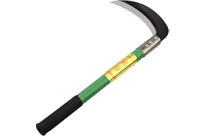 ZELIN Clearing Sickle,Sickle for Weeding Tool and Weed Cutter,Garden Tools Suitable for Lawn Cleaning （14.5in）