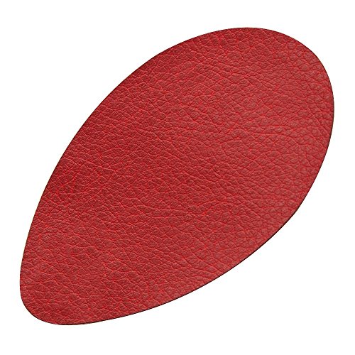 Gwee - Leaf, Microfiber Eyeglass Cleaning Cloth, Screen Cleaner for Computers & Tablets, Magnetic Attachment for Easy Access, Clean Lenses on Cameras and Eyeglasses, Red 4-Pack