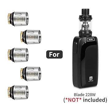 Blade 228W 5 piezas Original 0,15 ohmios Atomizador Bobinas Resistencias Vape Mod Box E
