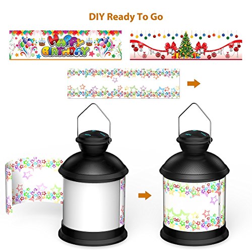 Outdoor Bluetooth Speaker – Pohopa Touch Bedside Lamp and Color Changing,Waterproof Outdoor Table Lamp with Paper DIY Change,Perfect Gift - Thumbnail 2