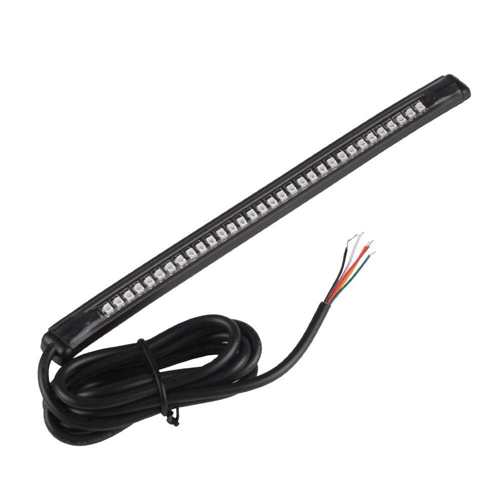 Motorcycle Light Strip, Prime Autobots 32 SMD LED Flexible Turn Signal Brake Strip Light and Tail Light (ADP32)